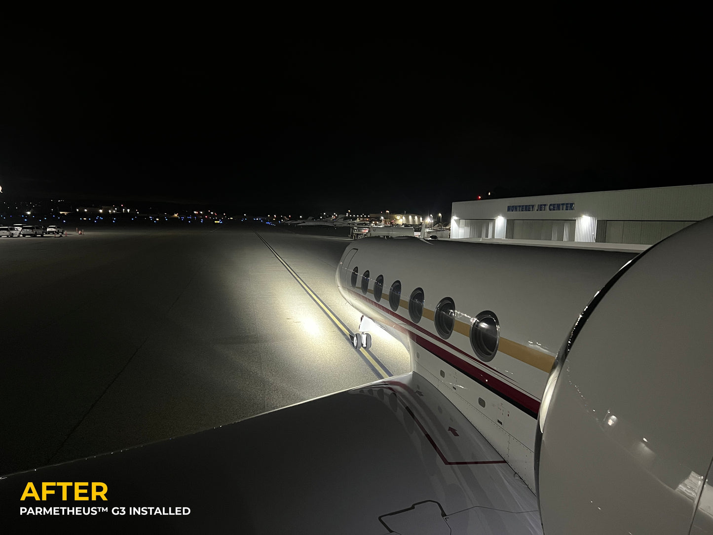 Gulfstream G350, G450, GV, G500, G550 Parmetheus™ G3 LED Landing Light and Taxi Light Kits