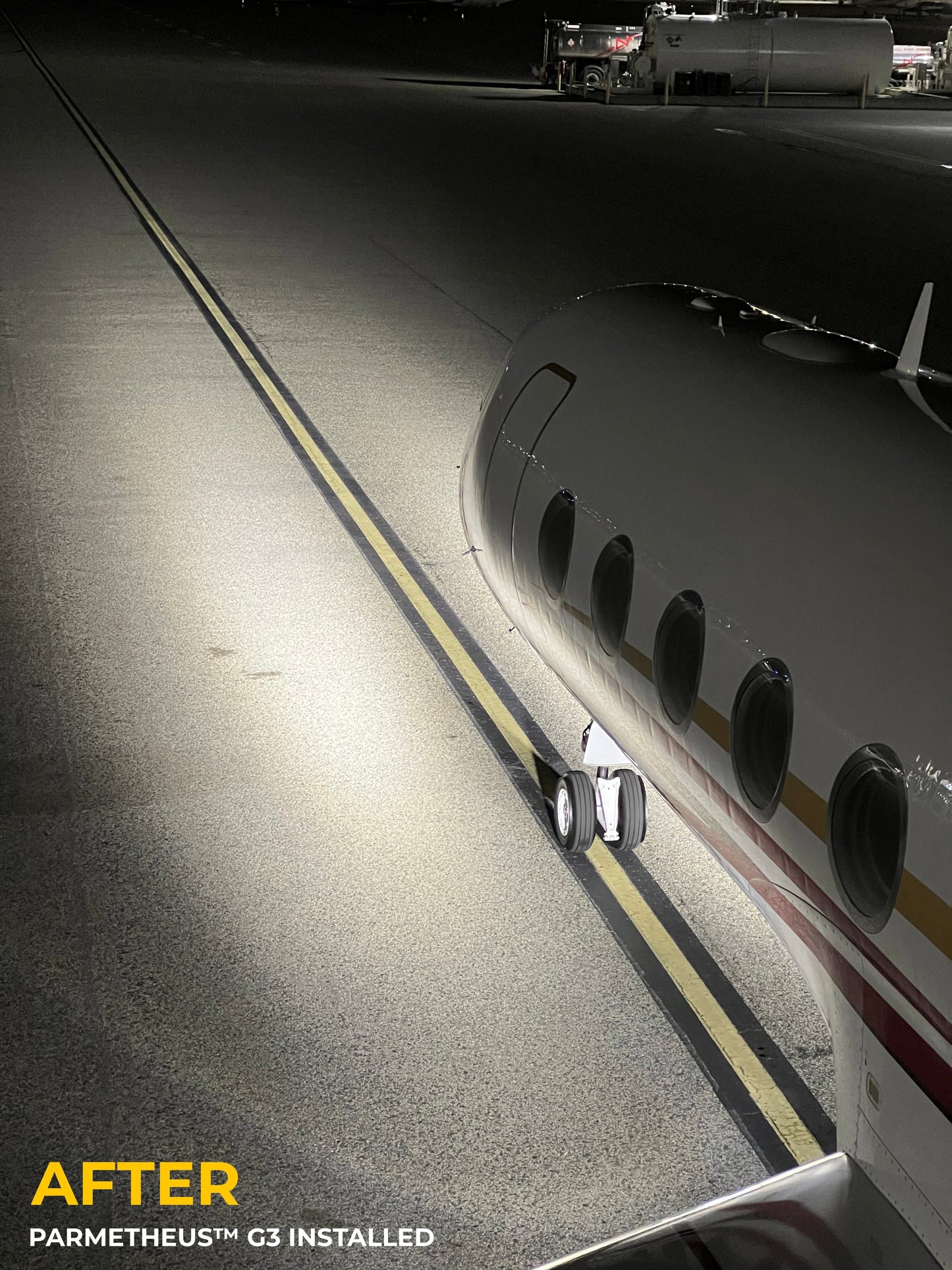 Gulfstream G350, G450, GV, G500, G550 Parmetheus™ G3 LED Landing Light and Taxi Light Kits