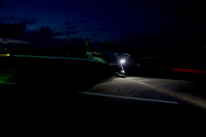 HID Landing Lights for Cirrus Aircraft At Night