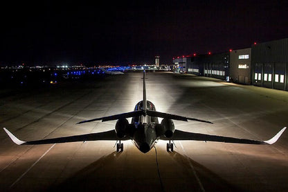 HID Nose Taxi Light for Falcon Jets At Night