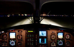 HID Recognition Light for Pilatus PC-12 Cockpit View