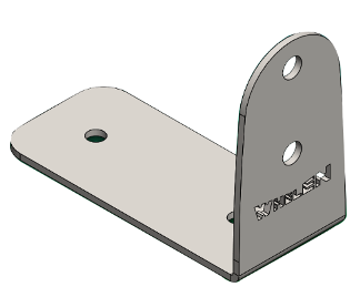 Ground Support Equipment (GSE) Apex Work Light Bracket