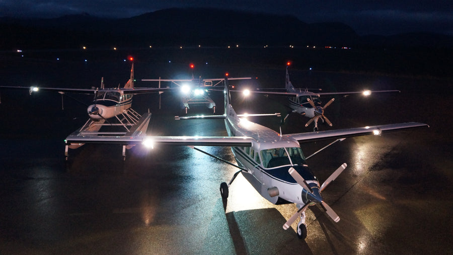 Wing Landing and Taxi Lights for Cessna