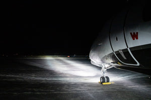 Landing Lights for Citation Aircraft At Night
