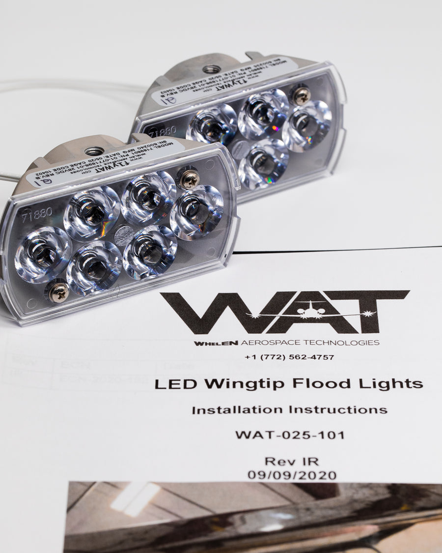 Wingstop Light Gulfstream Aircraft LED Wingtip Flood Light | Whelen Aerospace Technologies