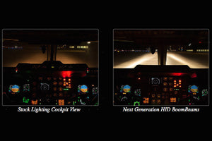 Wing Landing & Taxi Lights for Hawker Cockpit View