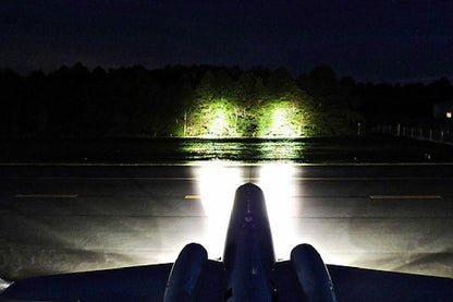 LearJet 40, 45, 75 Aircraft Belly Recognition/Landing Light Combo Kit At Night