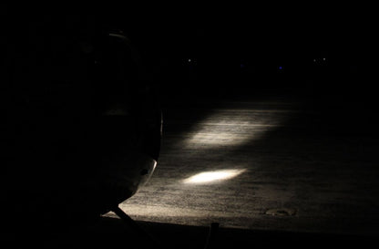 Robinson HID Taxi Landing Lights for R22 at Night